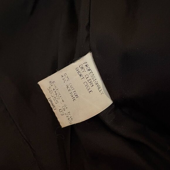 JESSICA McCLINTOCK Off-Shoulder Damask + Sequins Black Party Dress | 80s Size 4 - Picture 11 of 11